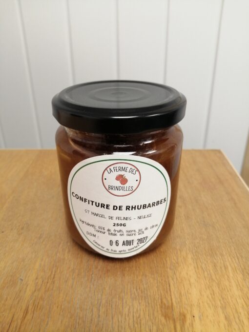 Confiture de rhubarbe - 250 g