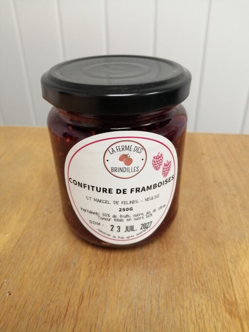 Confiture de framboises - 250 g